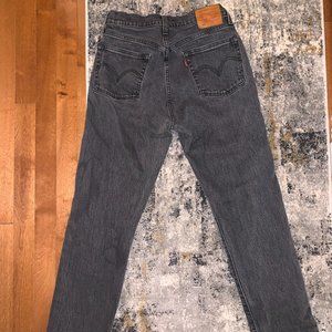 Charcoal-Black Levi's Mom Jeans